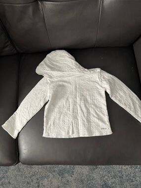 DKNY White Kids Hooded Long-Sleeve Top 3T Vintage Toddler Top